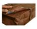 Real Goat Laptop Briefcase Leather Vintage Brown Messenger Shoulder Bag    