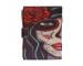 Handmade Journal Vintage Queen Face Design Leather Print 200 Deckle Edge Vintage Paper Notebook & Sketchbook
