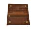 Handmade Brown Color Genuine Leather Men's Vintage Buffalo Leather Bifold Wallet Credit Card ID Holder Cash Coin Purse Clutch Handbag