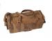 Men's Genuine Leather Travel duffle  Brown Crazy horse leather Weekend Bag