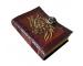 Vintage Leather Journal 240 Sketchbook Book Of Charmed Spell Celtic Dragon Antique Handmad