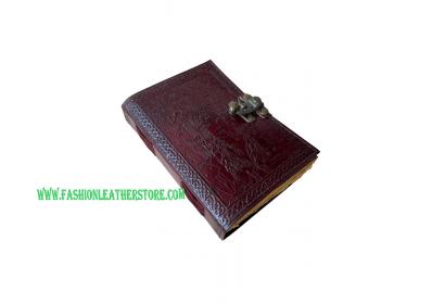 Women Face Large Book Wholesaler Gifts Celtic Vintage Leather Journal For Writing Wiccan B