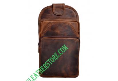 Crazy Horse Leather Messenger Bag Men Shoulder Bag Retro Crossbody Bag –  ROCKCOWLEATHERSTUDIO