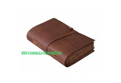 Handmade Paper Leather Journal Bound Writing Notebook