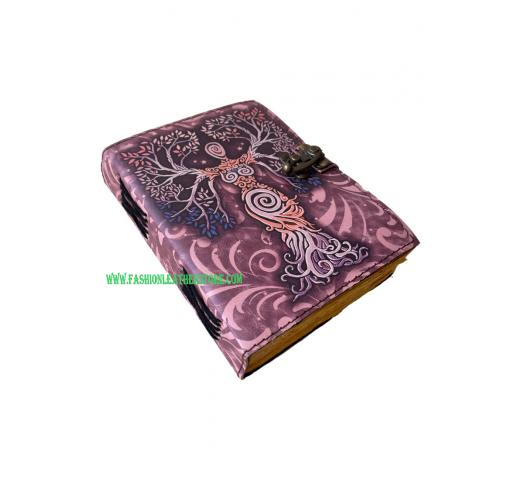 Mother Of Earth Printed Blank Spell Book Of Shadows Journal With Lock Vintage Handmade Pro