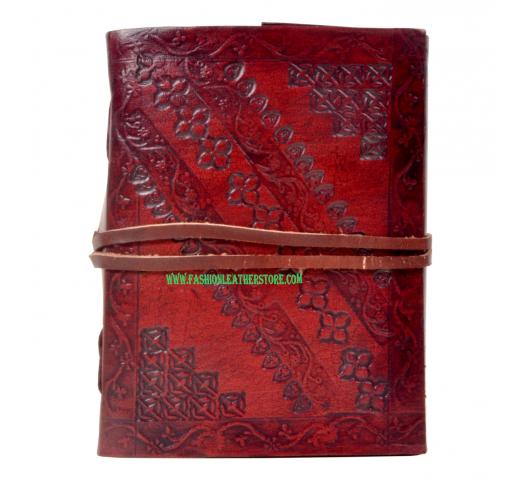 Handmade New design embossed leather journal diary